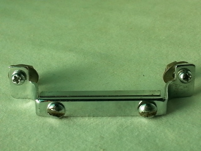 Gretsch Chrome Snare Drum Butt Plate 2 1/4" Round Badge RB 60s Vintage* — main photograph