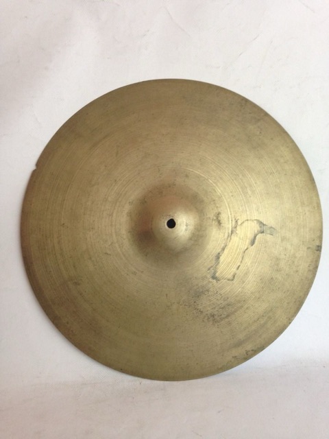Ufip/Tosco 16" Hi-Hat Crash Cymbal 916g Thin B20 Vintage 60s Italy Rotocast* — main photograph