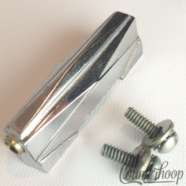 Gretsch Chrome Broadkaster"Rocket"Lug Vintage Bass Drum/Floor/Tom Round Badge50s — main photograph
