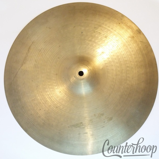 Zildjian 16"Crash Cymbal 880g Paper-Thin USA B20 Vintage70s Avedis A Hollow Logo — main photograph