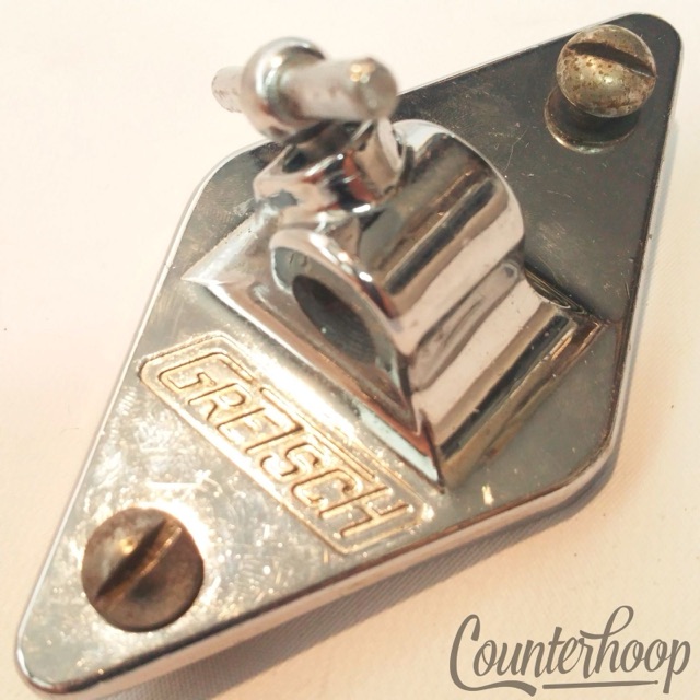 Gretsch Floor Tom Drum Leg Mounts / Bass Cymbal L-Arm 1st Generation Chrome 50s — main photograph