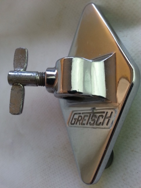 Gretsch Floor Tom Drum Leg / Bass Cymbal Arm Mount Vintage Chrome 60s* — main photograph