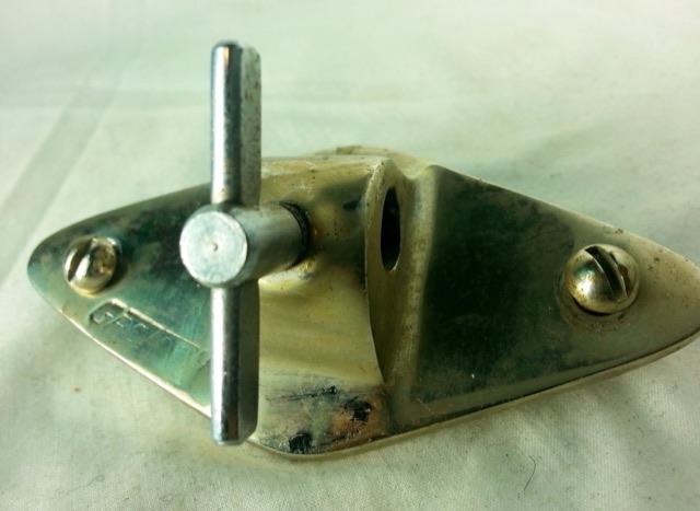 Gretsch Floor Tom Drum Leg / Bass Cymbal Arm Mount Vintage Nickel 50s* — main photograph