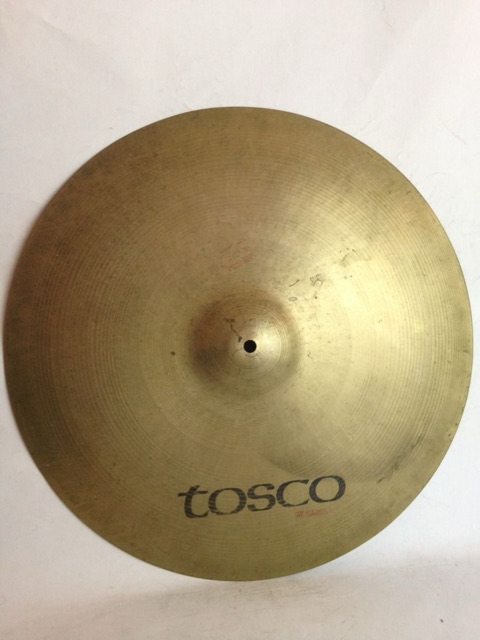 Tosco by Sabian 20" Ride Cymbal Med-Thin 2260g Rotocast Italy Vintage 70s* — main photograph