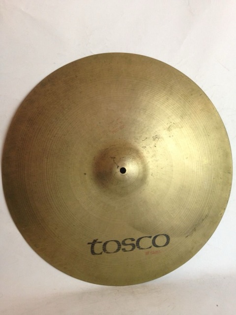 Tosco by Sabian 20" Ride Cymbal Med-Thin 2260g Rotocast Italy Vintage 70s* — main photograph