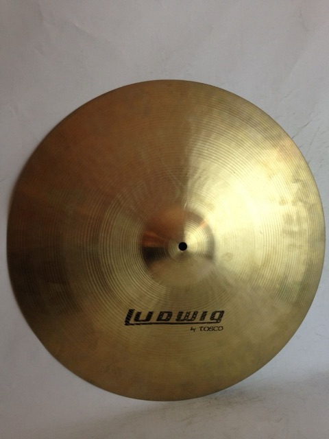 Ludwig by Tosco 20" Ride Cymbal Med-Thin 2290g Rotocast Made Italy Vintage 70s* — main photograph