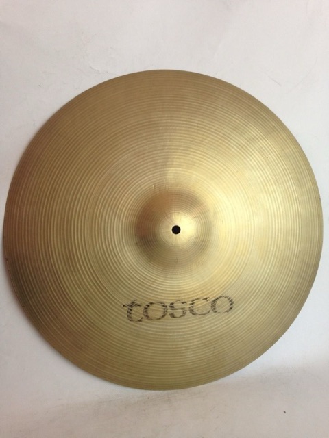 Tosco 20&amp;quot; Ride Cymbal Med-Thin 2285g Rotocast Italy Vintage 70s* — main photograph