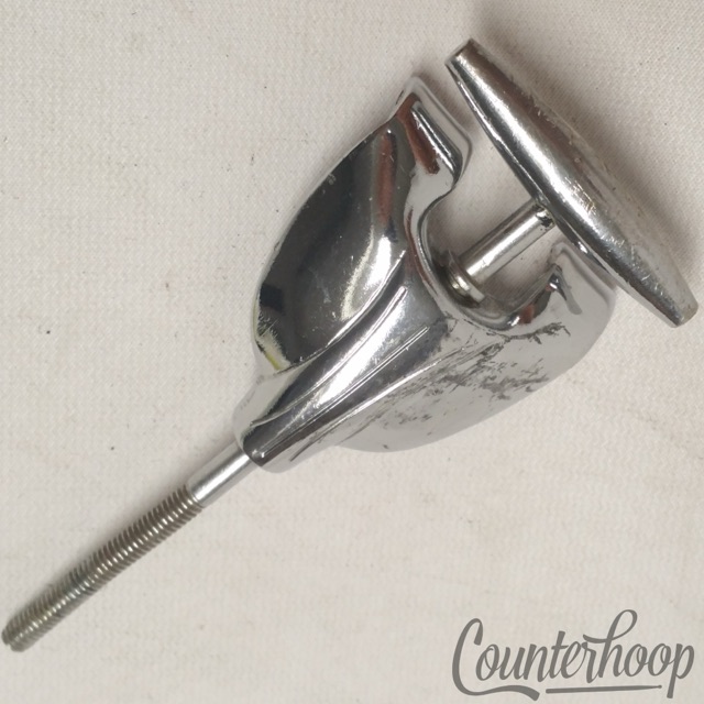 Gretsch Bass Drum 1x Tension Rod/Claw Round Badge Chrome Vintage RB 4 1/4" 60s* — main photograph