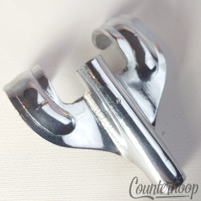 Gretsch Bass Drum T-Rod Claw Round Badge Chrome RB Broadkaster USA Vintage 50s* — main photograph