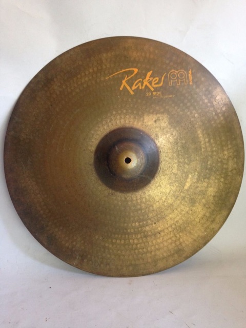 Meinl Raker 20" Ride Cymbal 2520g Medium Hammered Dark Jazzy-Rock Vintage 80s* — main photograph