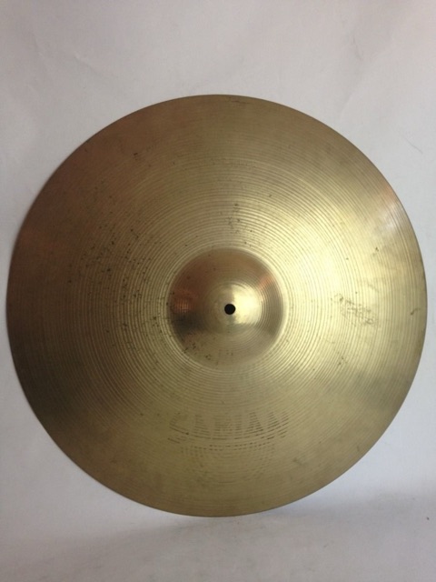 Sabian 21" Rock Ride Cymbal Vintage 80s B20 AA 3260g Heavy Made In Canada* — main photograph