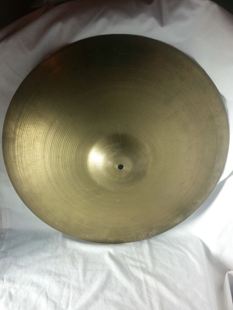 Zildjian 21" Ride Cymbal Heavy 3390g B20 Vintage 70s Hollow-Logo Avedis A USA* — main photograph