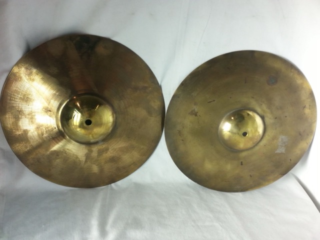 Ludwig Hi-Hats Cymbal 11" Sock/Lowboy 590/660g Vintage 20s-30s Early American* — main photograph