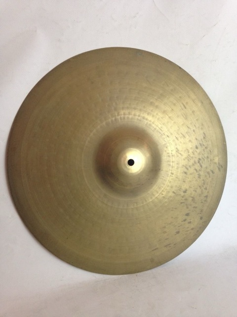 Ufip/Tosco 16" Hi-Hat Crash Cymbal 992g Thin B20 Vintage 60s Italy Rotocast* — main photograph