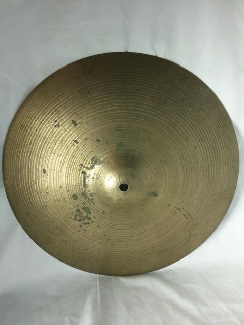 UFIP Hi-Hat Cymbal 14" Thin 770g Vintage 50s-60s Made In Italy Rotocast B20* — main photograph