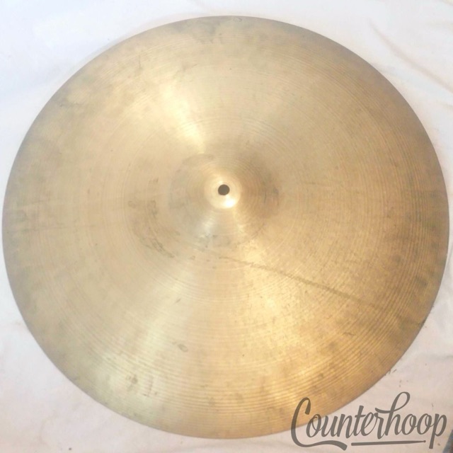 Zildjian 20 1/8" Ride Cymbal 2340g Vintage 60s B20 A Turkish Avedis Made In USA — main photograph
