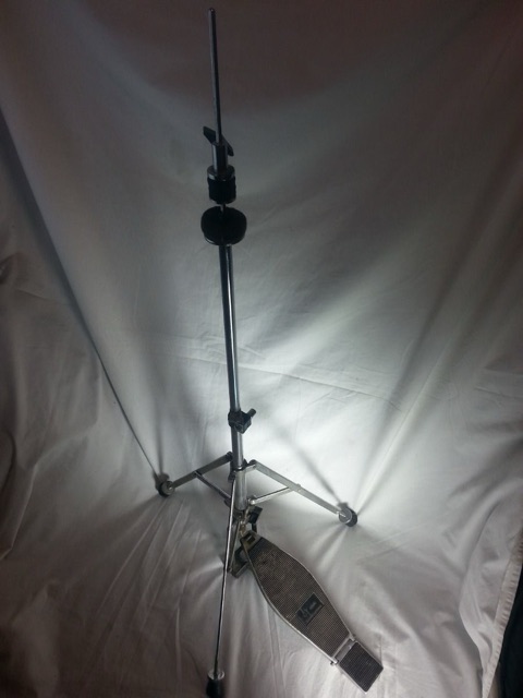 Sonor Hi-Hat Cymbals Stand Vintage 60s Teardrop Made in Western Germany Chrome* — main photograph