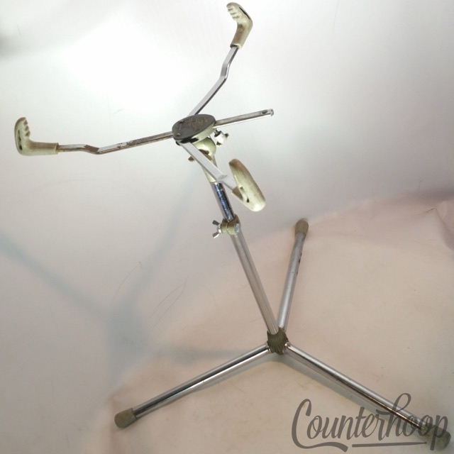 Trixon Flat-Base Snare Drum Stand Vintage 60s Germany Chrome Flush Tube-Legs* — main photograph