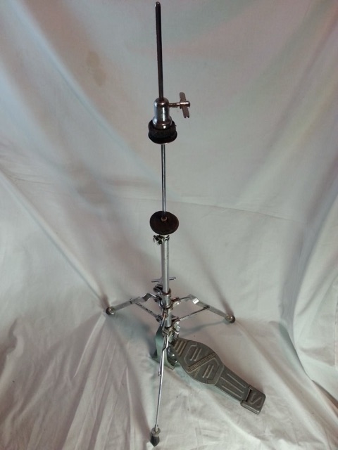 Slingerland Hi-Hats Cymbals Stand Buddy Rich Dynamo Vintage 60s-70s Chrome USA* — main photograph