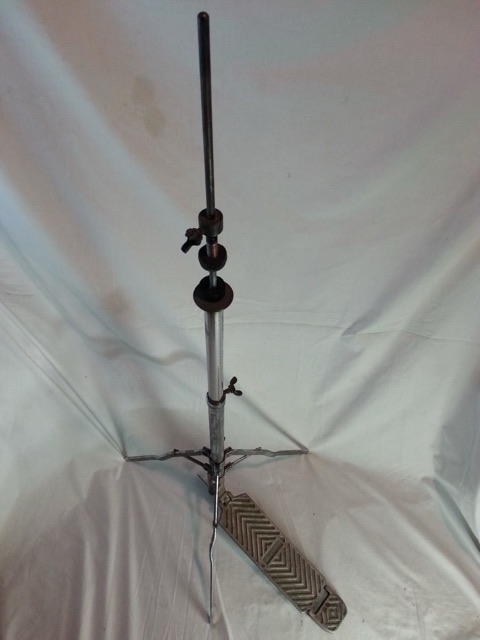 Kent Hi-Hats Cymbals Stand Vintage 50s-60s Chrome USA Drums* — main photograph