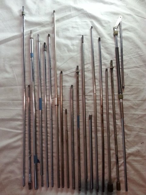 Hi-Hats Stands Clutch Pull-Rods Hardware Parts Lot Vintage 60s Slingerland+More — main photograph
