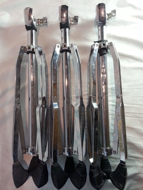 Pearl Advanced Hardware Systems 3x Cymbal/Tom Drum Stand Bases Professional* — main photograph