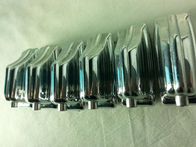 Rogers 6xBeavertail Tom Drum Lugs Chrome Powertone/Holiday Vintage 60s Star-Wash — main photograph