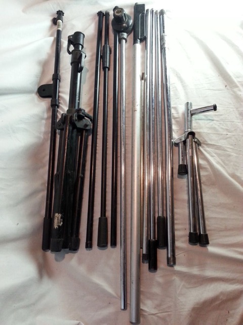 10x Mic Stand Parts ProLine,Ultimate Support Systems - Tripod/Boom/Tube Holders — main photograph