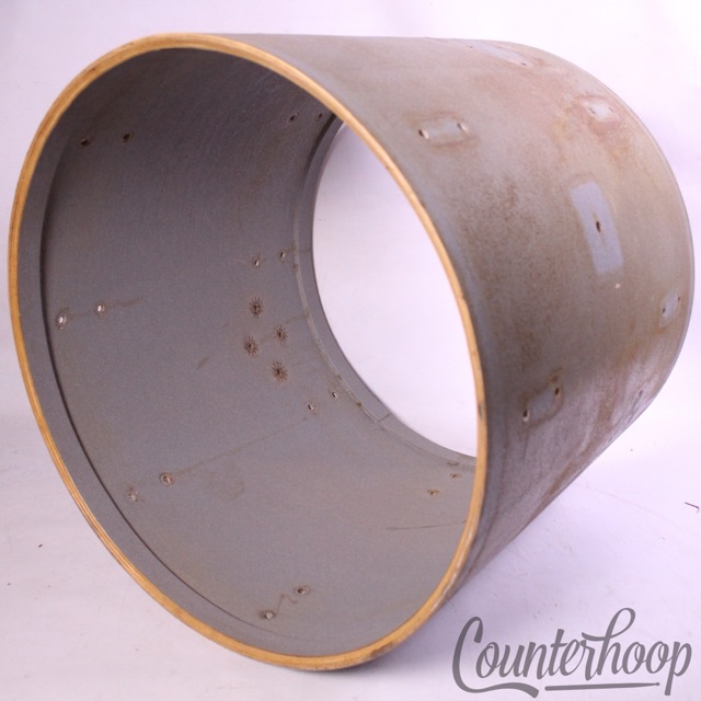 Rogers 18x16"Floor Tom Drum Shell Bass Project Big R 5ply w/Re-Rings Vintage 70s — main photograph