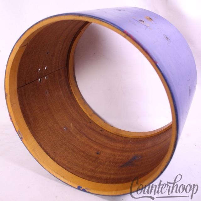 Ludwig&Ludwig 16x12"Floor Tom Drum Shell Vintage 30s 3Ply African Mahogany Tenor — main photograph