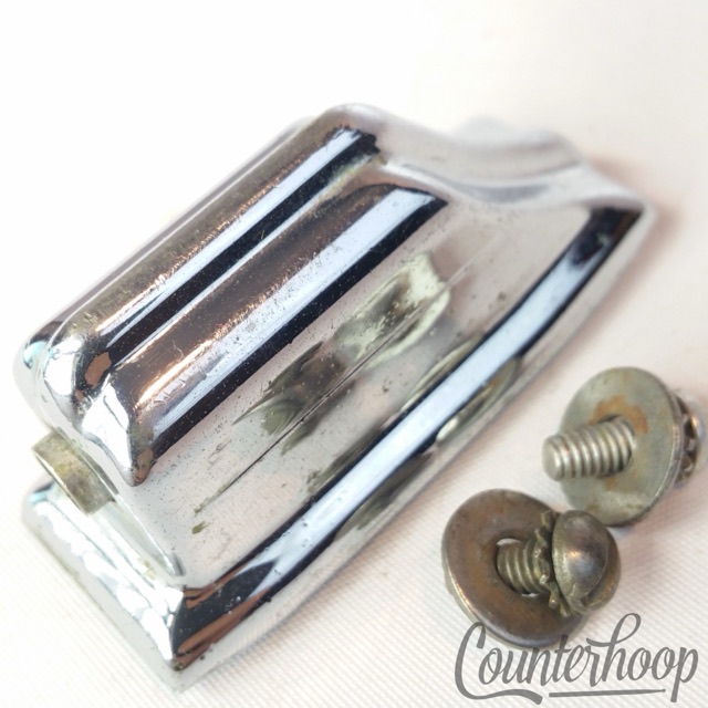 Rogers Beavertail Tom Drum Lug Chrome Cleveland Holiday 1st Version Vintage 60s — main photograph