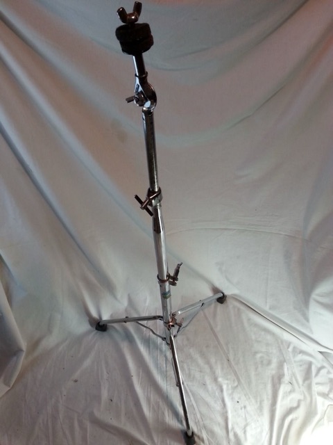 Ludwig Hercules Straight Cymbal Stand Crash/Ride Tube Tilter Vintage 70s B/O VG+ — main photograph