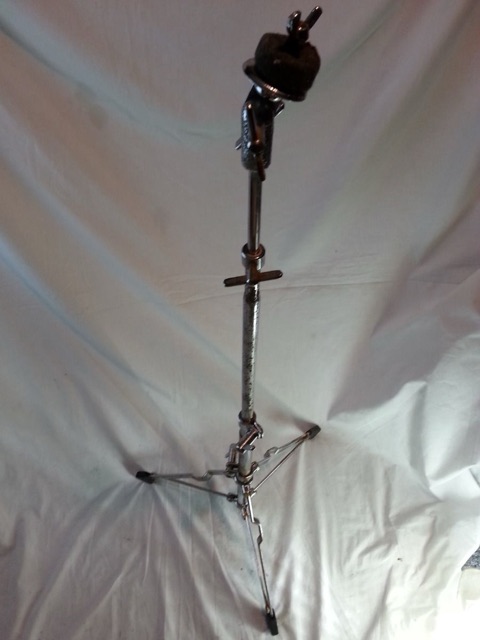 Slingerland Buddy Rich Straight Cymbal Stand Crash/Ride Vintage 60s Chrome USA* — main photograph