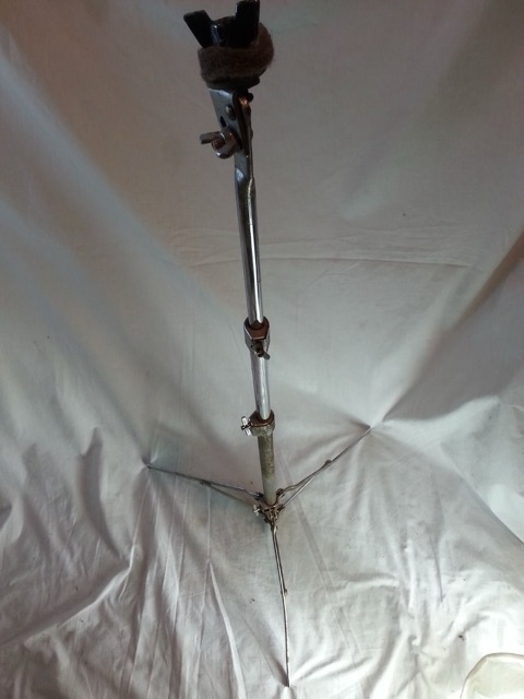 Pearl Straight Cymbal Stand Crash/Ride Chrome Vintage 60s Tilter Top* — main photograph