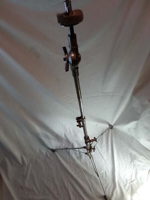 Pearl Straight Cymbal Stand Crash/Ride Chrome Vintage 60s Ratchet Top* — main photograph