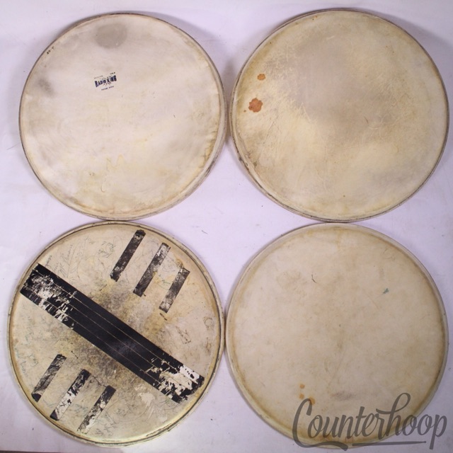 Slingerland 16"Radio King Floor Tom Drum Calf Skin Batter/Resonant Heads 40s USA — main photograph