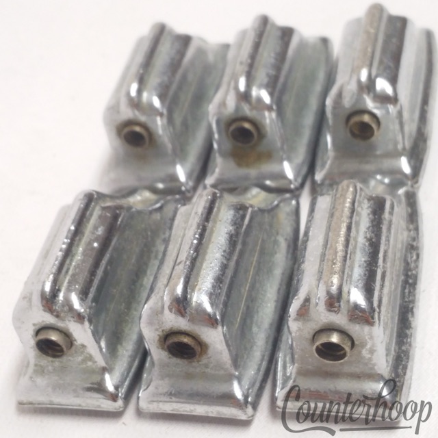 Rogers 6x Beavertail Tom Drum Lugs Chrome Cleveland,IL Holiday Vintage 60s USA* — main photograph