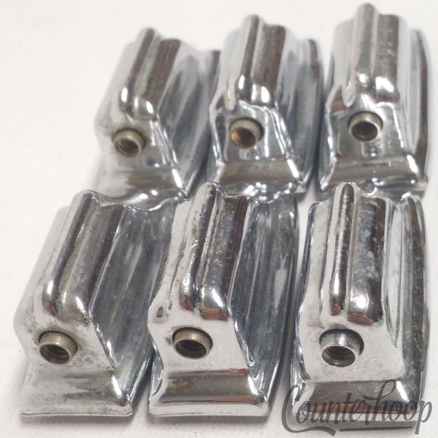 Rogers 6x Beavertail Tom Drum Lugs Chrome Cleveland,IL USA Holiday Vintage 60s* — main photograph