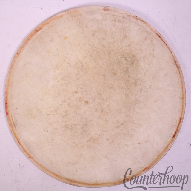 Slingerland Radio King 12" Calf Skin Snare/Tom Drum Head Batter/Resonant Vintage — main photograph