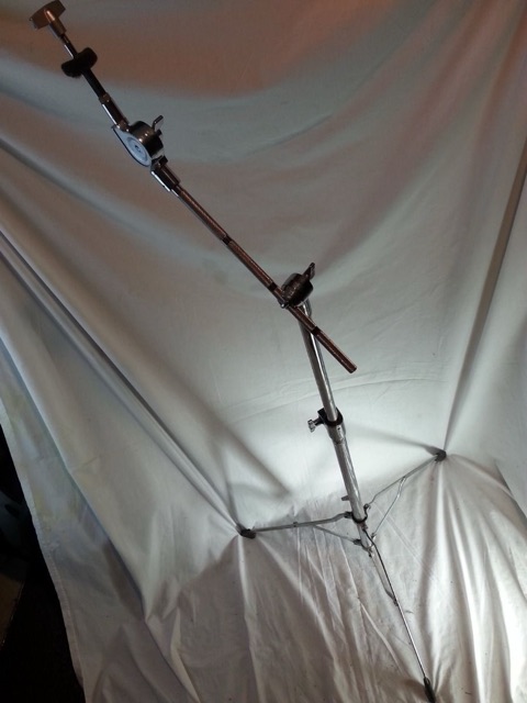 Sound Percussion Boom Crash Cymbal Stand Chrome Lightweight Single-Braced* — main photograph