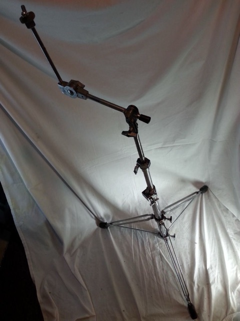 Tama Boom Arm Crash Cymbal Stand Chrome Heavy-Duty Double-Braced 4-Section* — main photograph