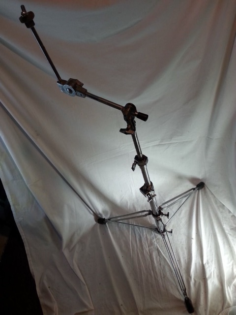 Tama Boom Arm Crash Cymbal Stand Chrome Heavy-Duty Double-Braced 4-Section* — main photograph