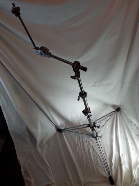 Tama Boom Arm Crash Cymbal Stand Chrome Heavy-Duty Double-Braced 4-Section* — main photograph