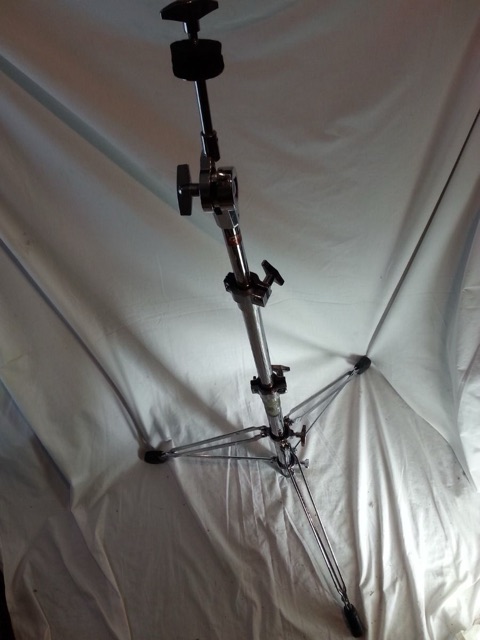 Remo Dynamax Straight Crash/Ride Cymbal Stand Chrome Heavy-Duty Double-Braced* — main photograph
