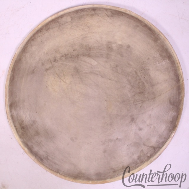 Leedy/Ludwig Snare 14" Calf Skin Drum Head Slunk Resonant Vintage 20s Maple Hoop — main photograph