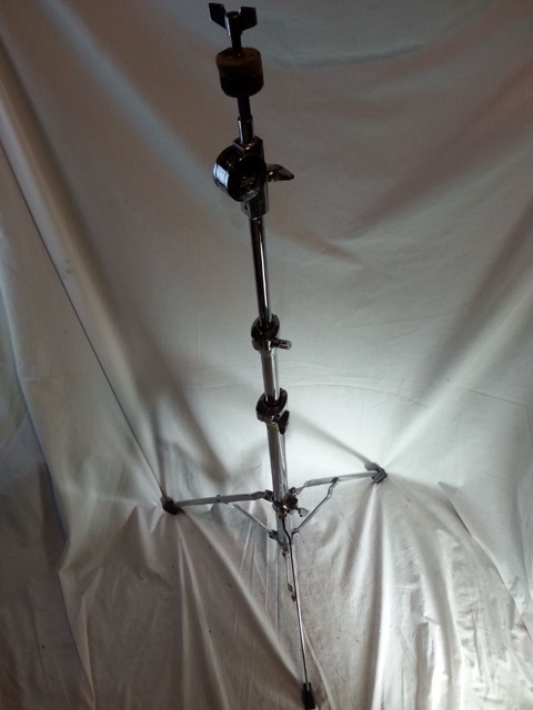 Pearl Straight Cymbal Stand Chrome Solid Lightweight Single-Braced 3-Section 90s — main photograph