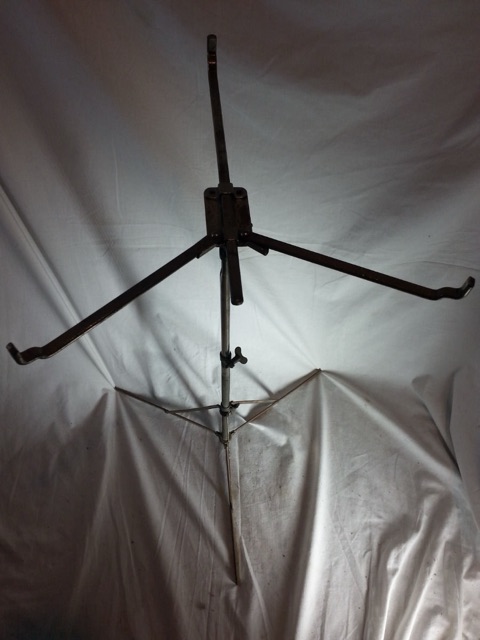 The Hamilton Nickel Snare Drum Stand Vintage 20s-30s Light-Weight Early American — main photograph