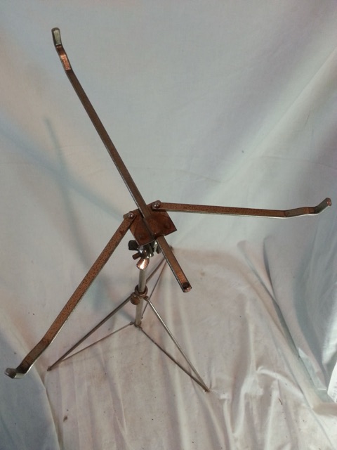 Ludwig W&A Nickel Snare Drum Stand Vintage 30s-40s Light-Weight Early American — main photograph