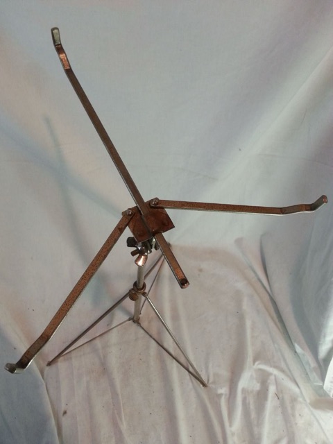 Ludwig W&A Nickel Snare Drum Stand Vintage 30s-40s Light-Weight Early American — main photograph