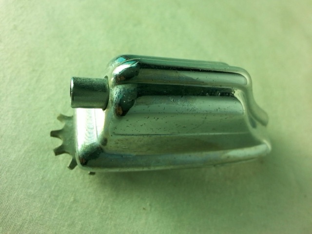 Rogers 1xBeavertail Tom Drum Lugs Chrome Powertone Vintage 60s Big Star Washer G — main photograph